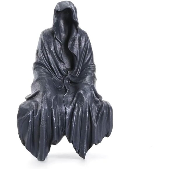 5.9 inch Tabletop Gothic Figurine Grim Reaper Statue for Garden or Bookshelf - Picture 1 of 9